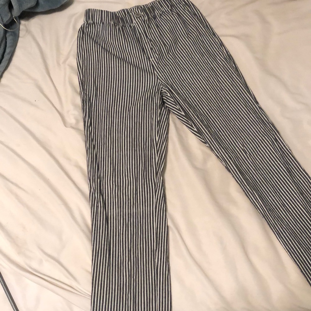 Stripped Brandy Pants